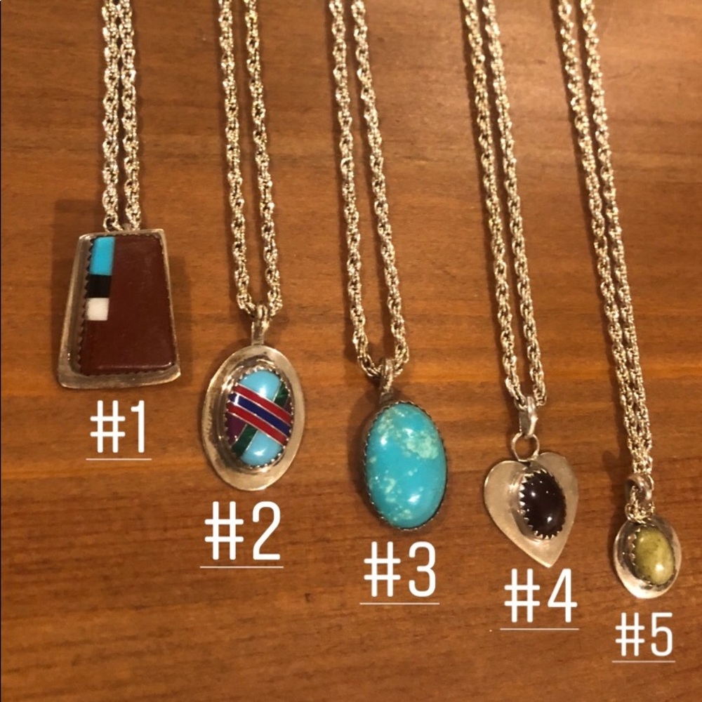 Native American Handmade Heart Necklace #4